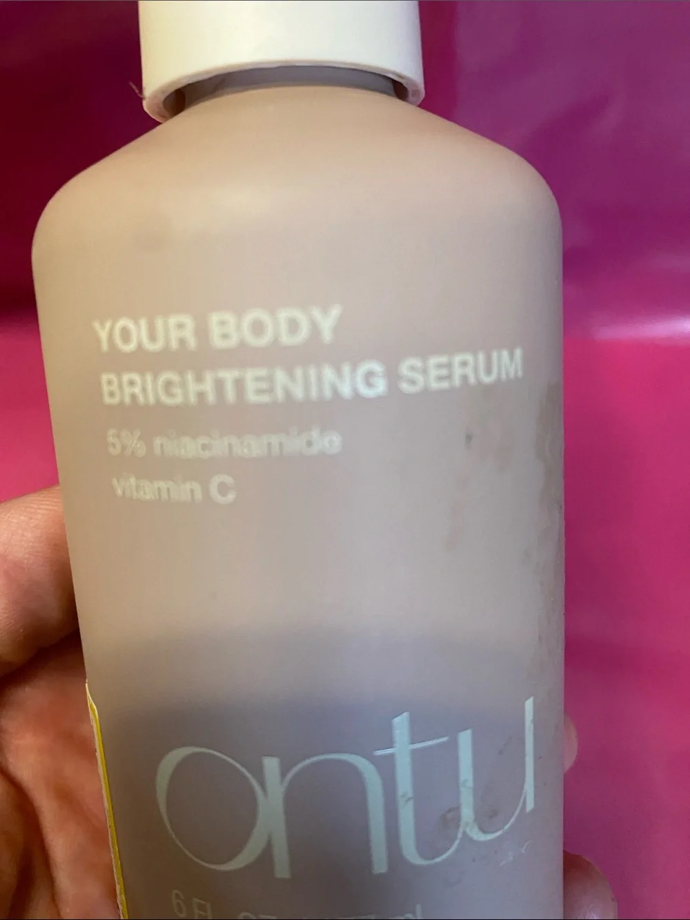 Ontu Your Body Brightening Serum - Cream